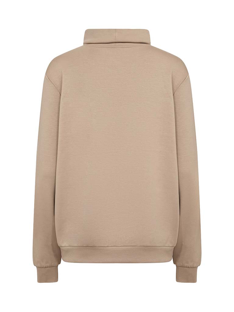 Soya Concept Banu Cowl Sweatshirt - Camel