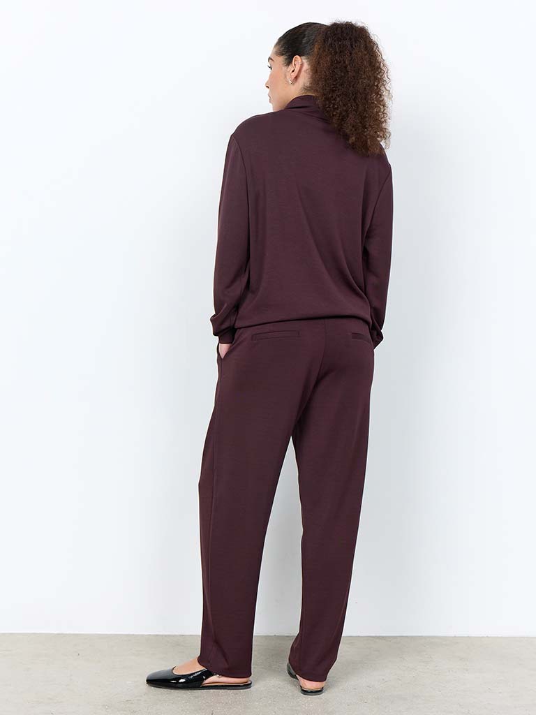 Soya Concept Banu Cowl Sweatshirt - Choco
