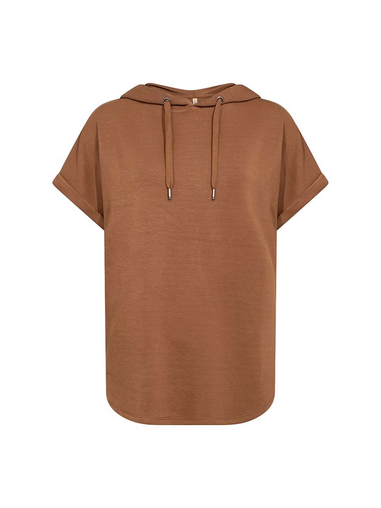 Soya Concept Hooded Sweat Top - Toffee