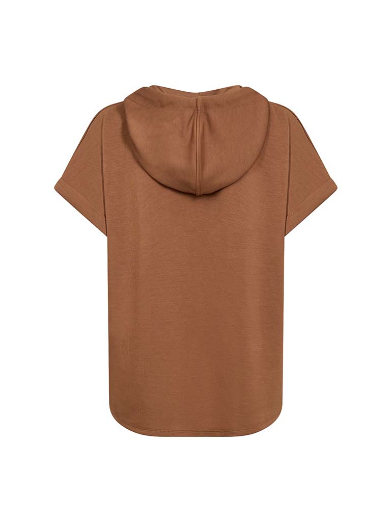 Soya Concept Hooded Sweat Top - Toffee
