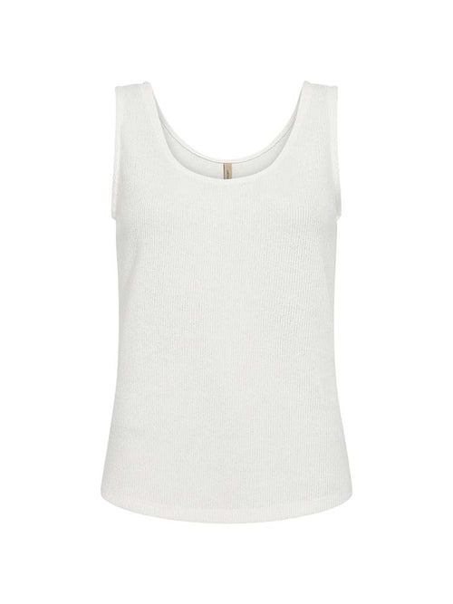 Soya Concept Knitted Vest Top - Off White