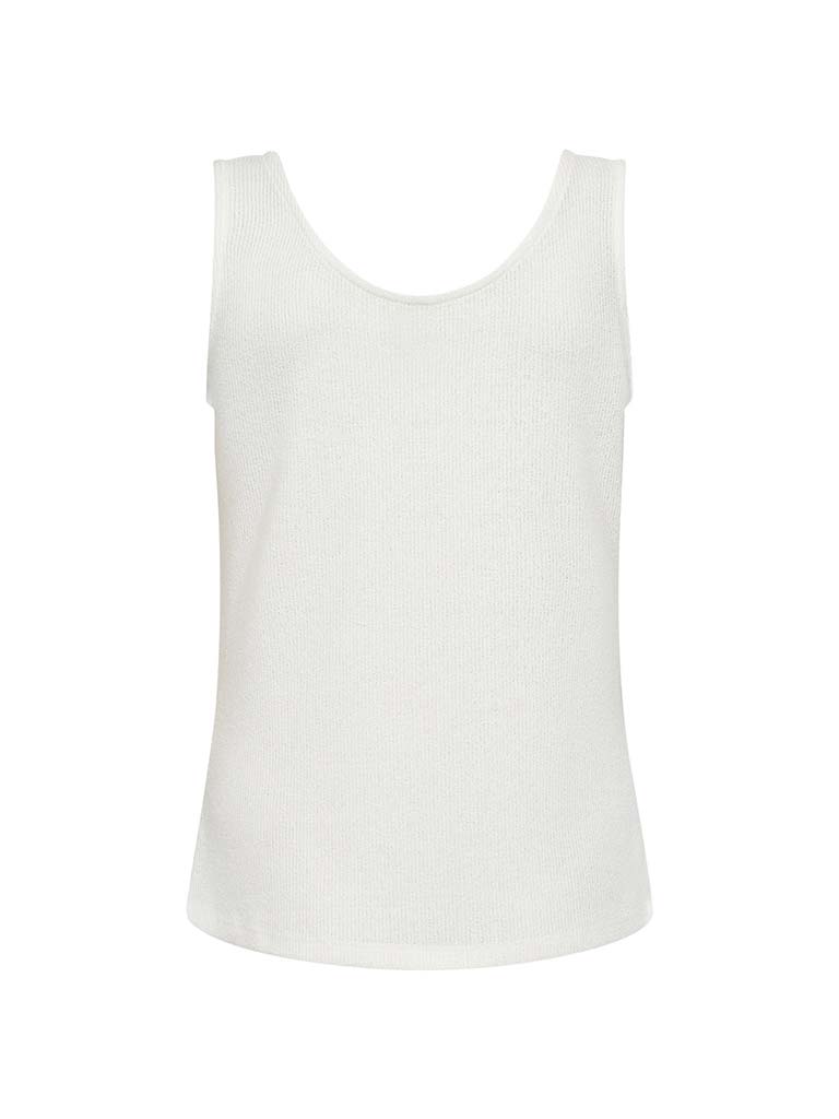 Soya Concept Knitted Vest Top - Off White
