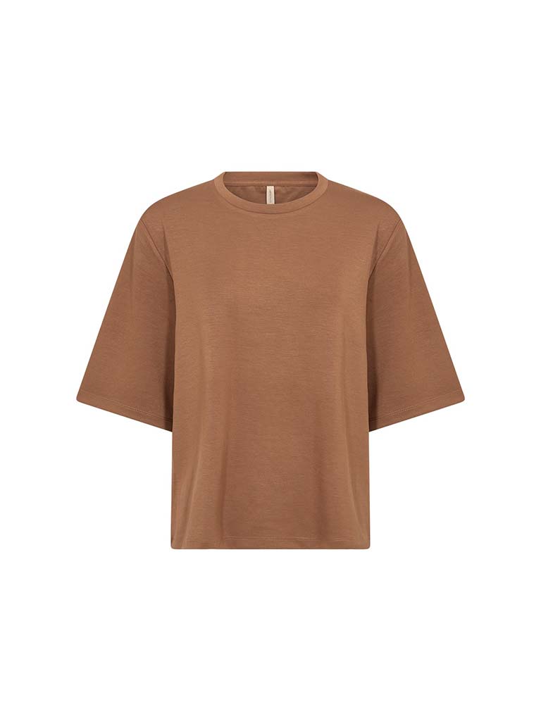 Soya Concept Boxy Sweat Top - Toffee