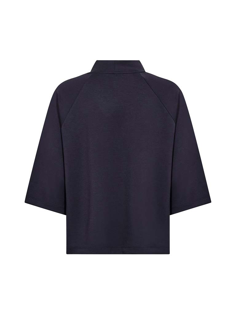 Soya Concept Banu High Neck Sweatshirt - Navy