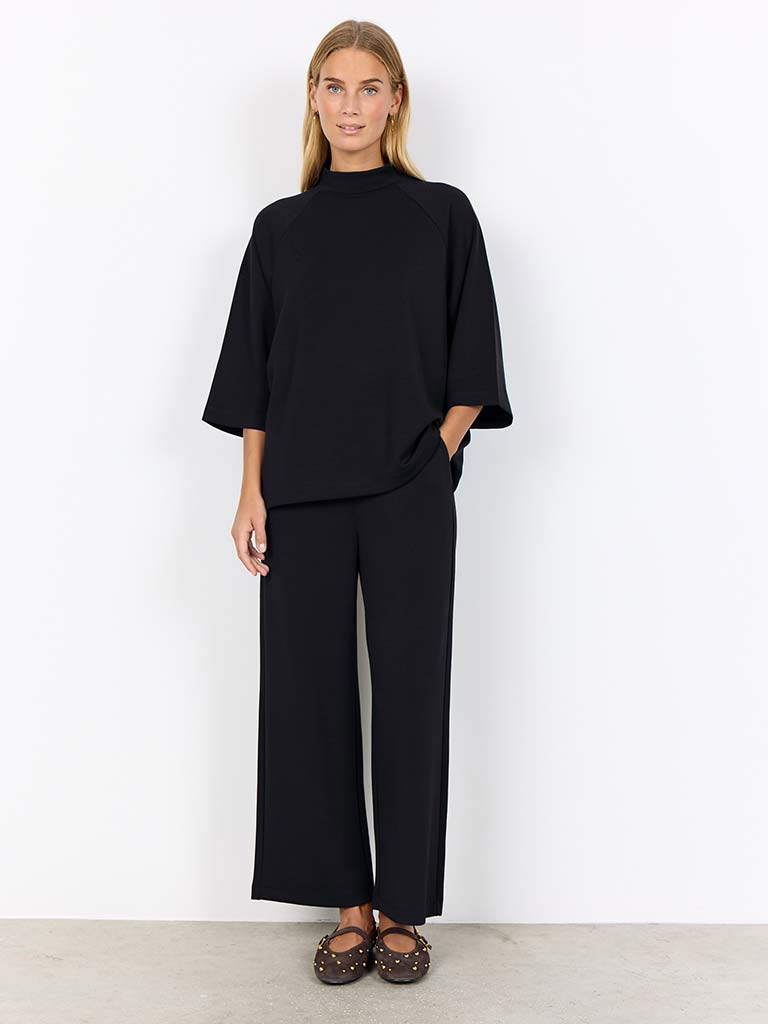 Soya Concept Banu High Neck Sweatshirt - Black