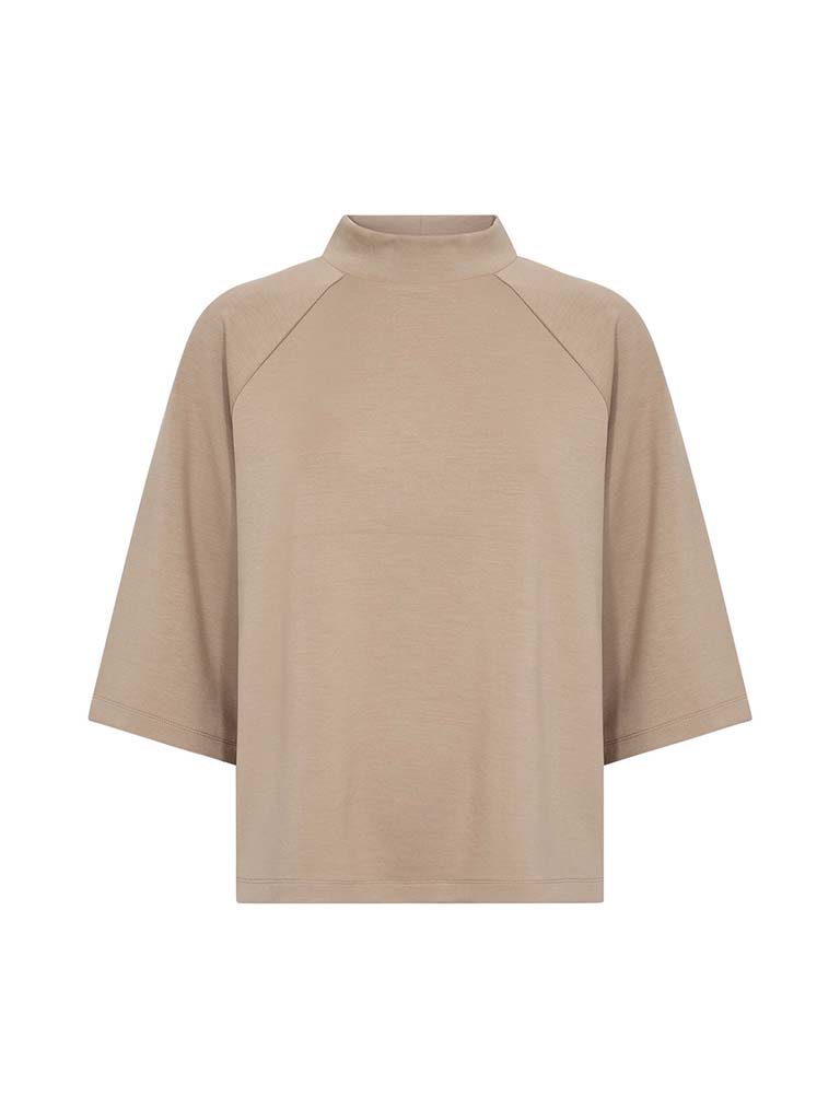 Soya Concept Banu High Neck Sweatshirt - Camel