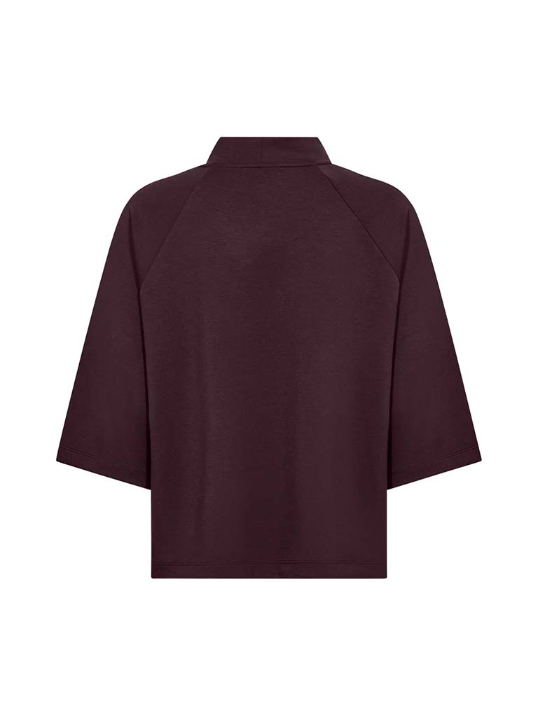 Soya Concept Banu High Neck Sweatshirt - Choco