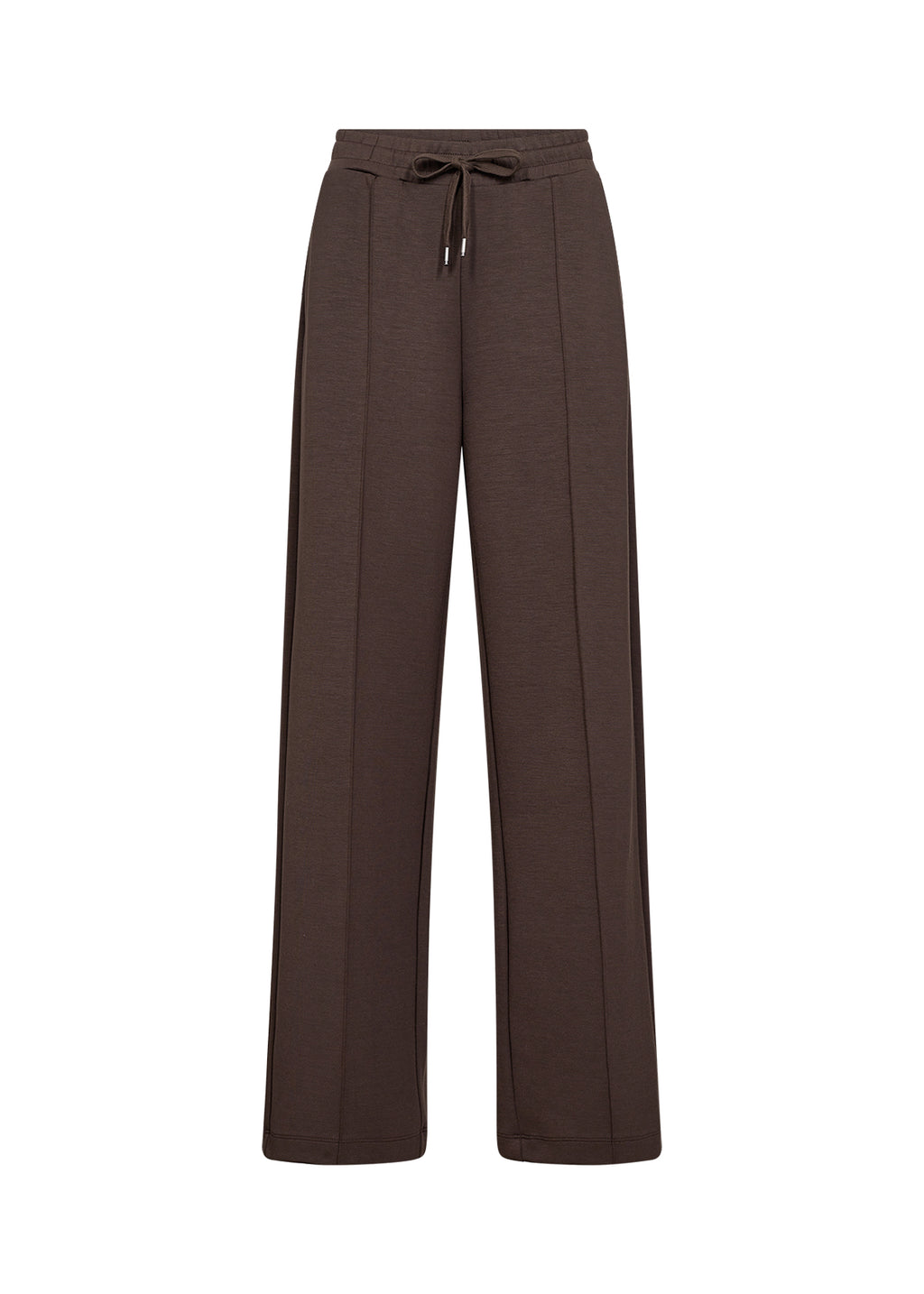 Soya Concept Banu Wide Leg Joggers - Chocolate