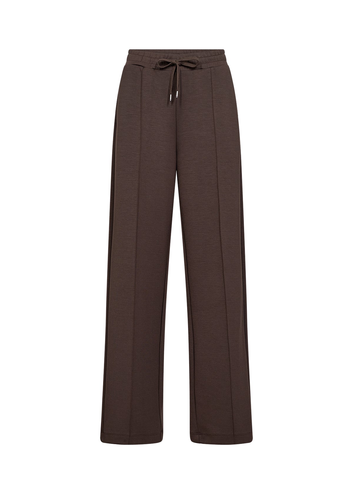 Soya Concept Banu Wide Leg Joggers - Chocolate