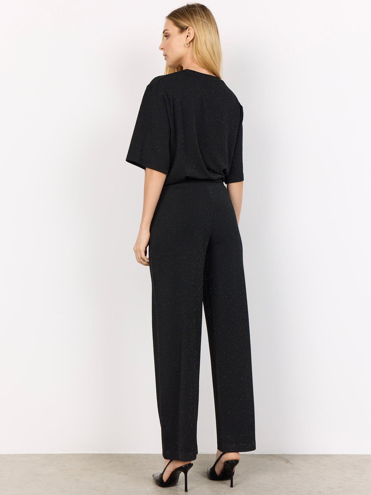 Soya Concept Andine Shimmer Trousers - Black