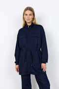 Soya Concept Zip Front Jacket - Navy