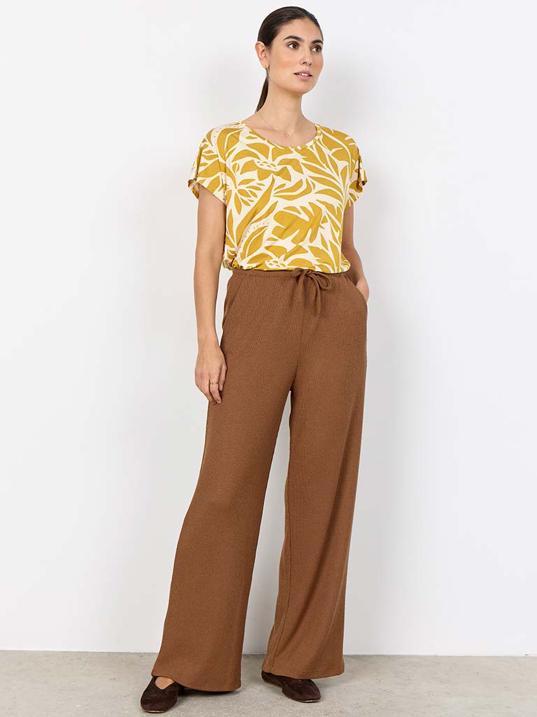 Soya Concept Knitted Joggers - Toffee