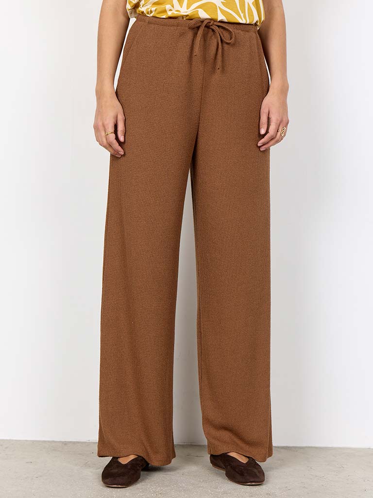 Soya Concept Knitted Joggers - Toffee