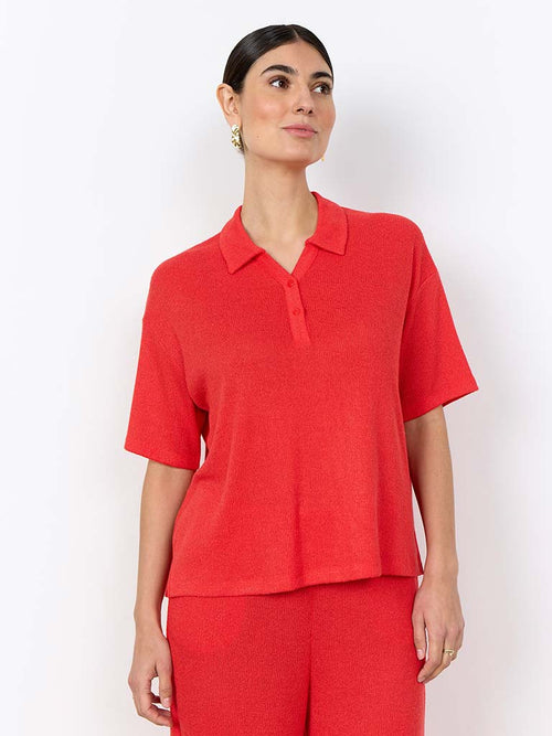 Soya Concept Knitted Collared Top - Bitters