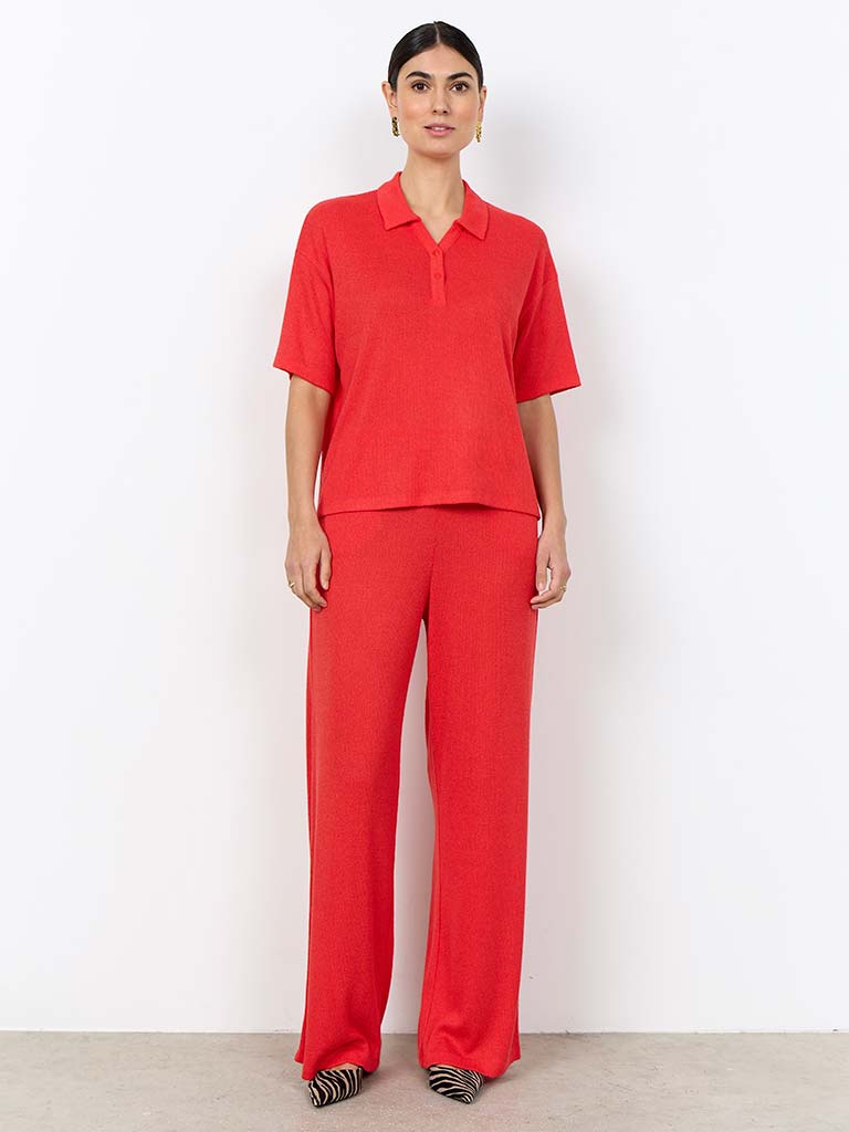 Soya Concept Knitted Collared Top - Bitters