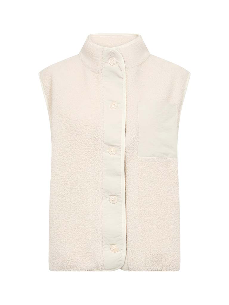 Soya Concept Onyx Gilet - Ecru