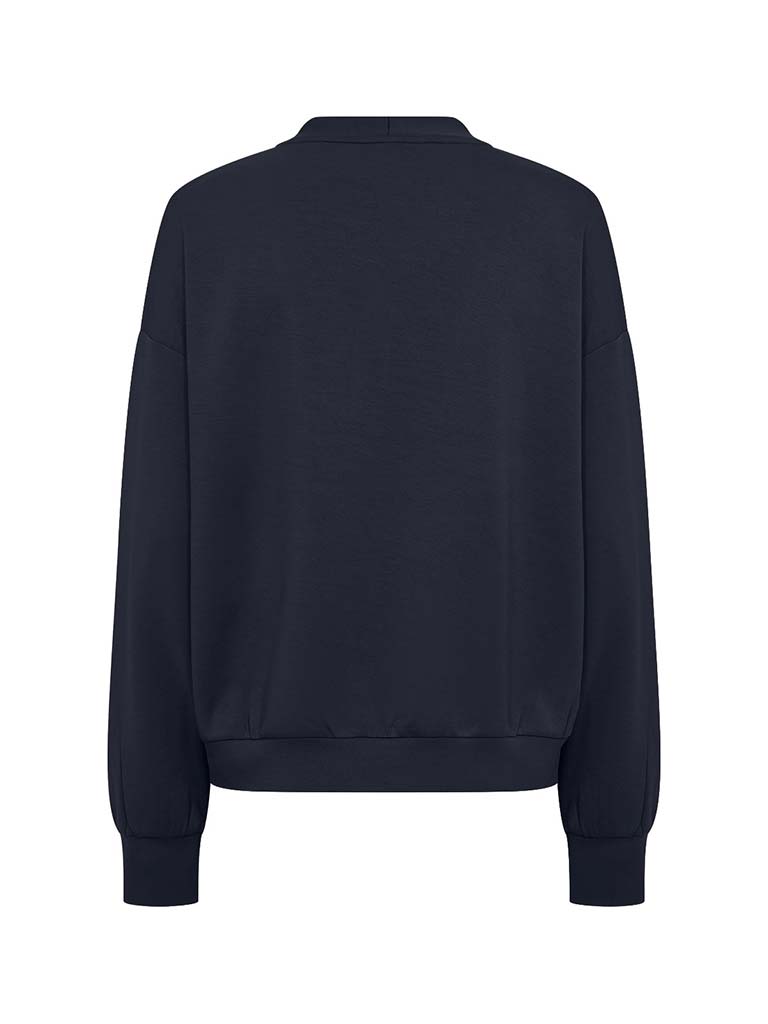 Soya Concept Banu Zip Sweatshirt - Navy