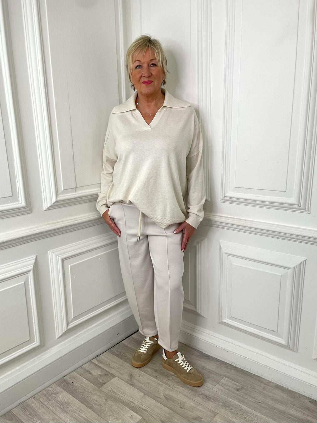 Cocoon Jersey Joggers - Stone