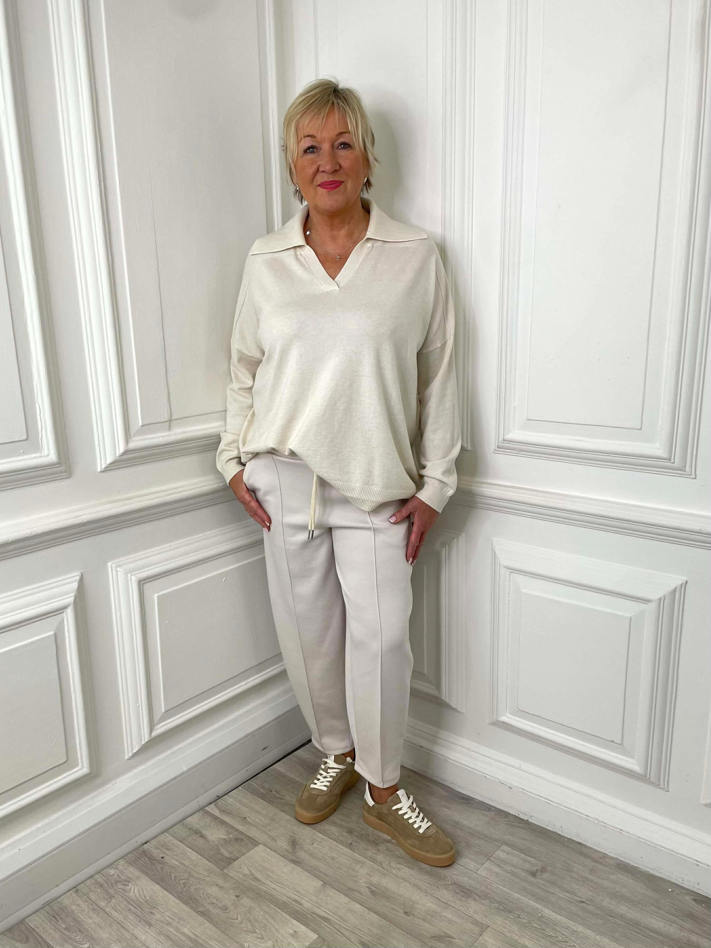 Cocoon Jersey Joggers - Stone