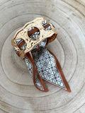 Scarf Bangle - Gold Circle