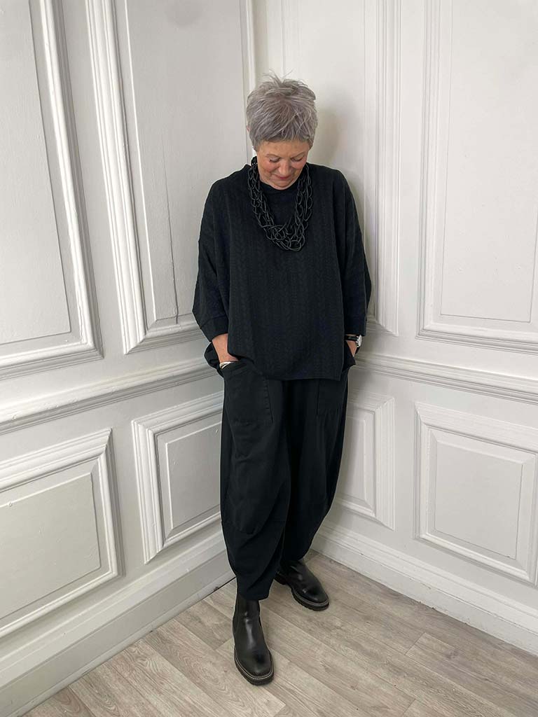 Cocoon Pocket Joggers - Black