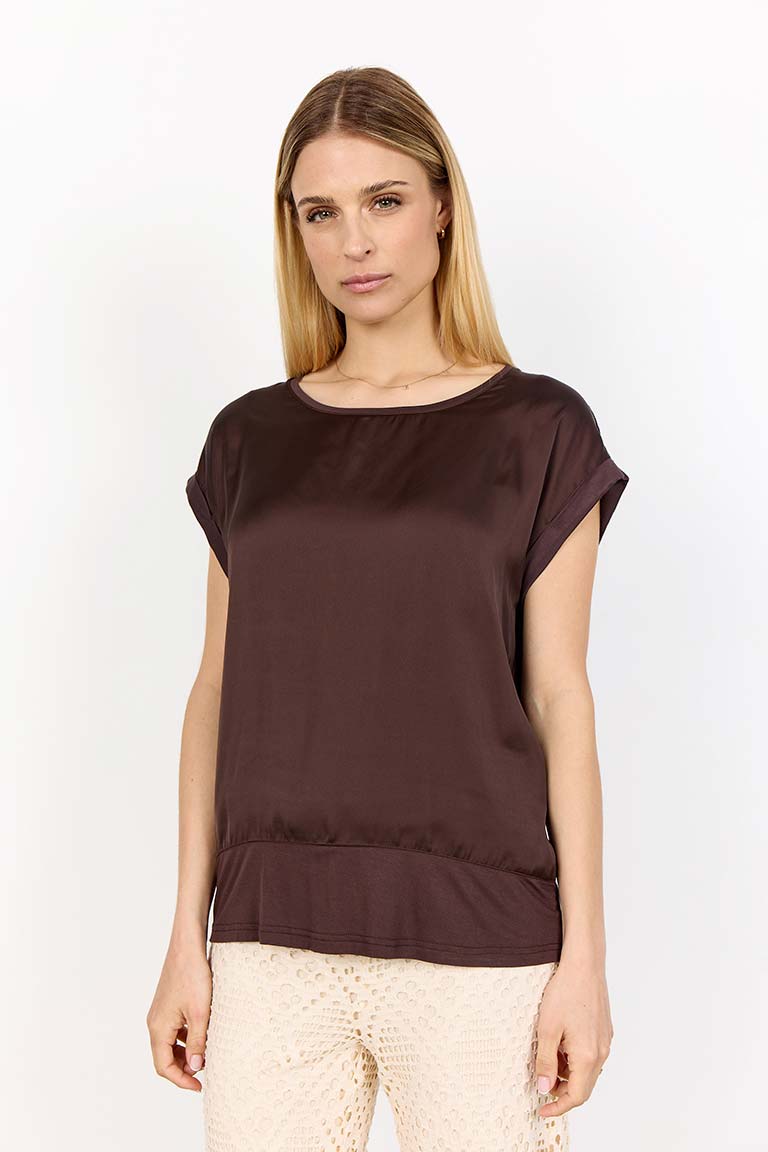 Soya Concept Thilde T-Shirt - Coffee Bean