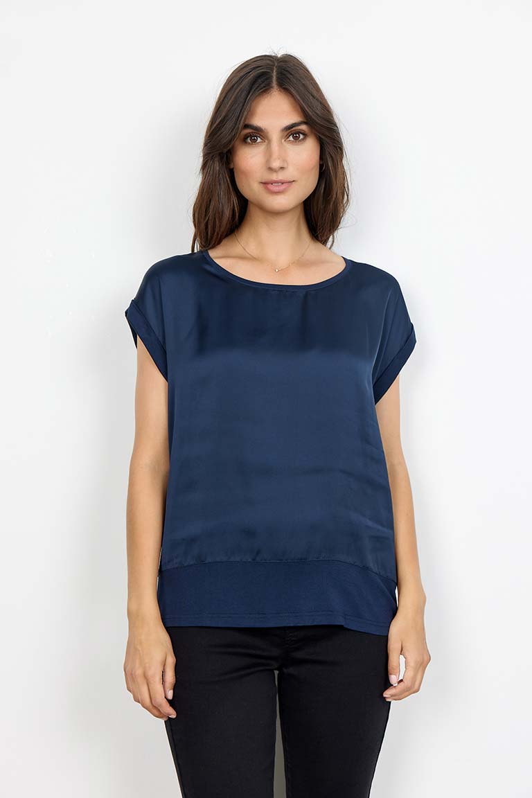 Soya Concept Thilde T-Shirt - Navy