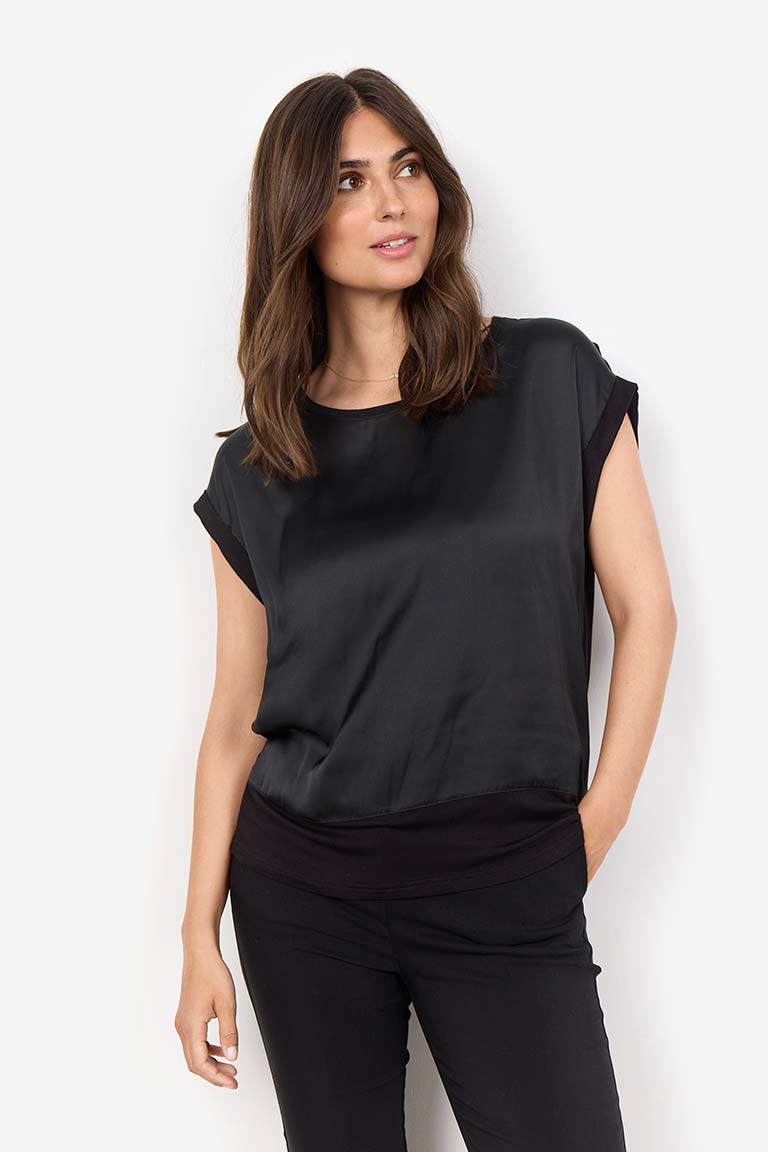 Soya Concept Thilde T-Shirt - Black