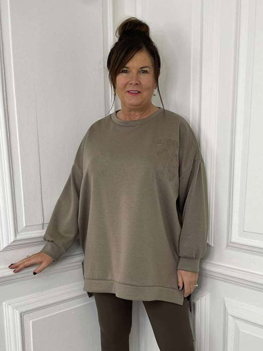 Love Sweatshirt - Mocha