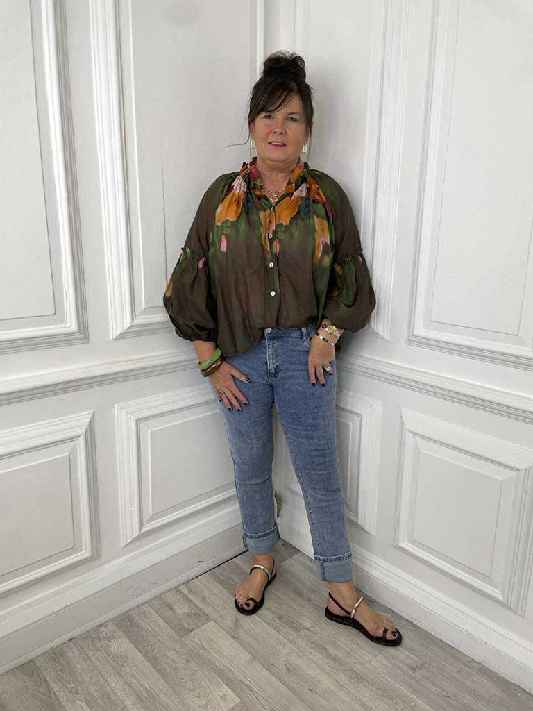 Floreale Artist Shirt - Chocolate