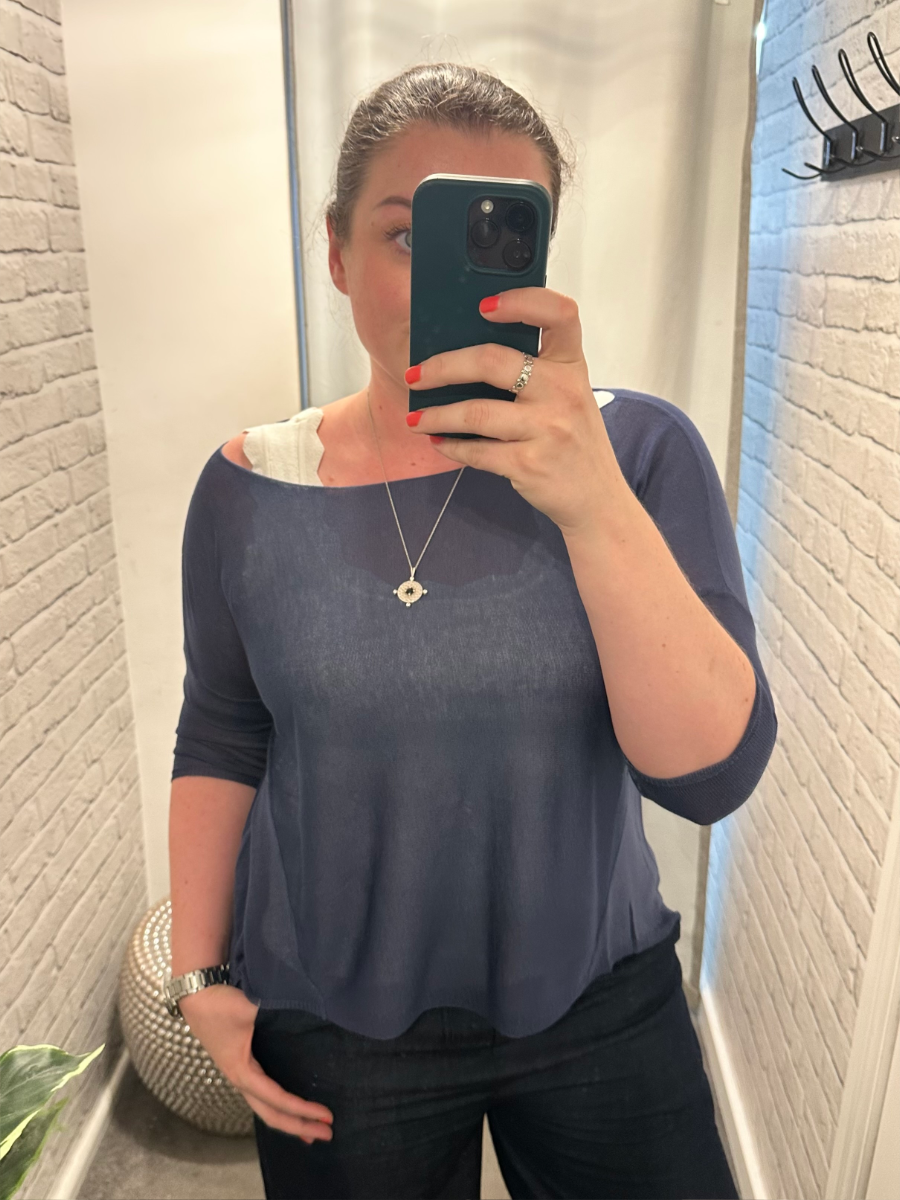 Italian Fine Knit - Navy