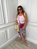 Malissa J Tile Scarf - Aqua