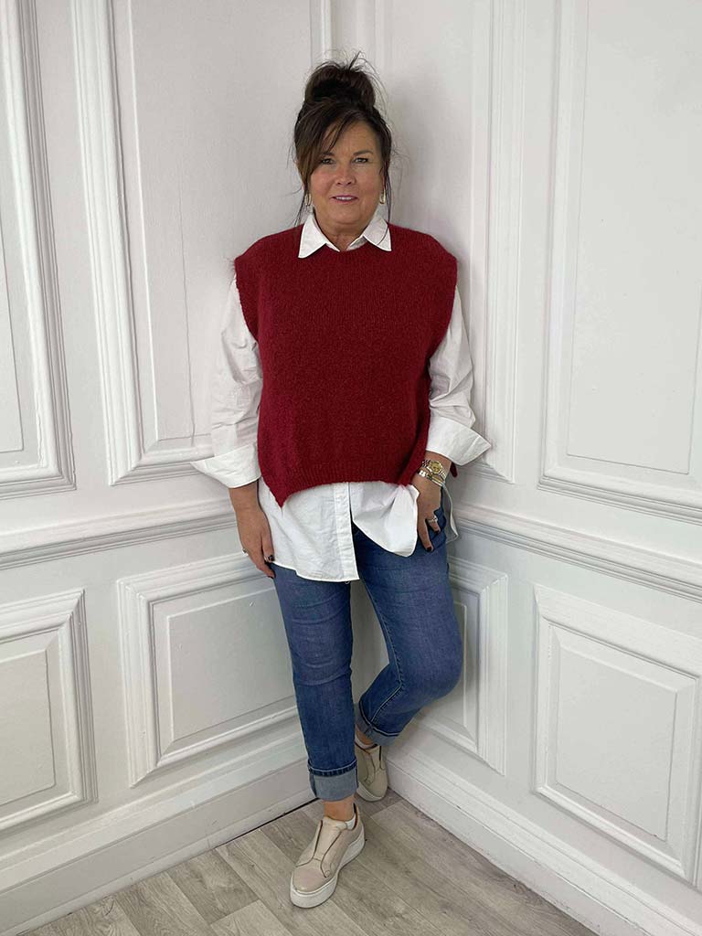 Tie Side Tank Knit - Ember