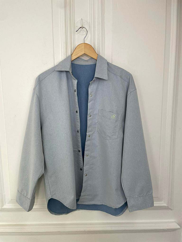 Denim Shacket - Pale Denim