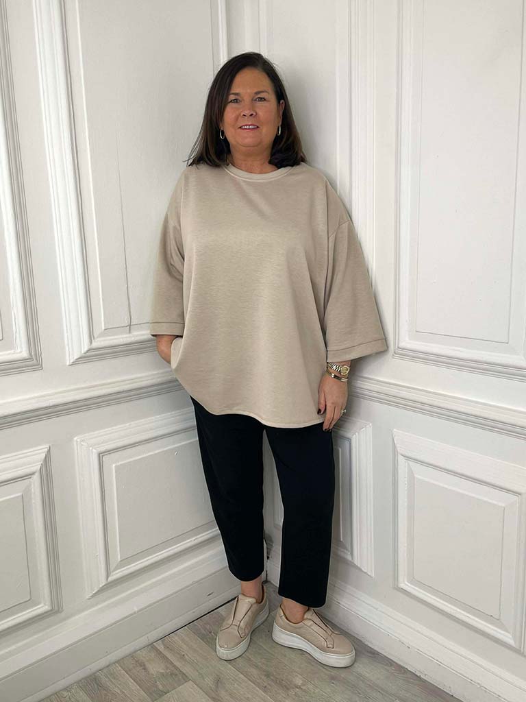 Scuba Sweatshirt - Ecru