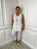 Classic V-Neck Vest - Warm White
