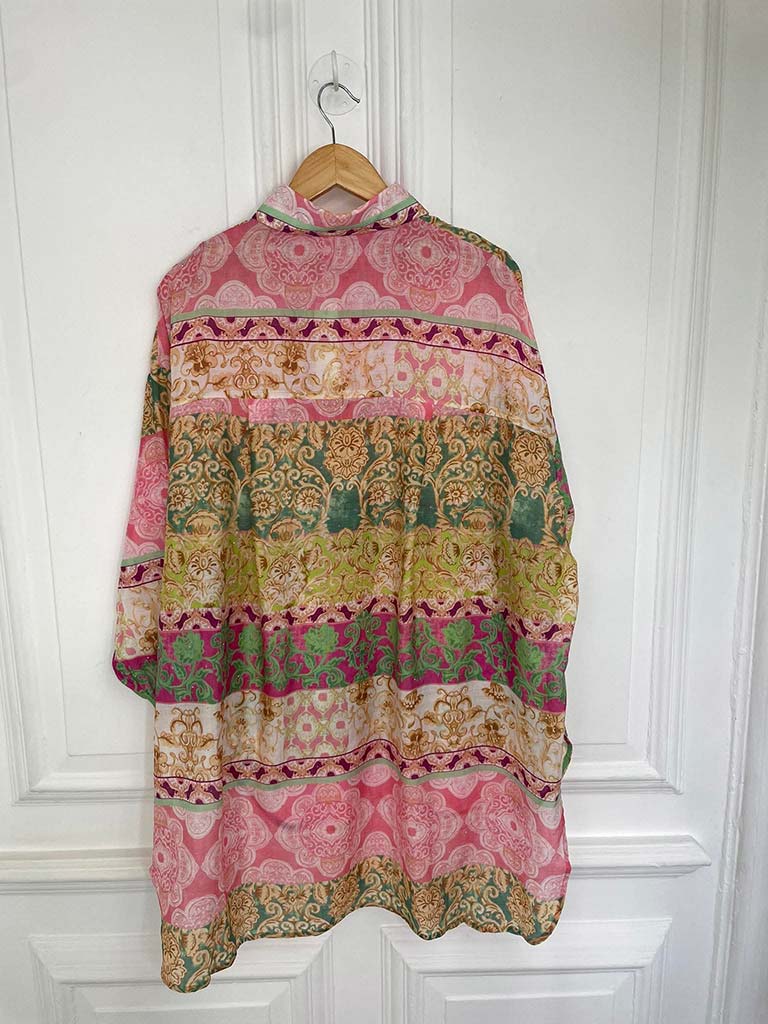 Malissa J Patchwork Shirt - Pink