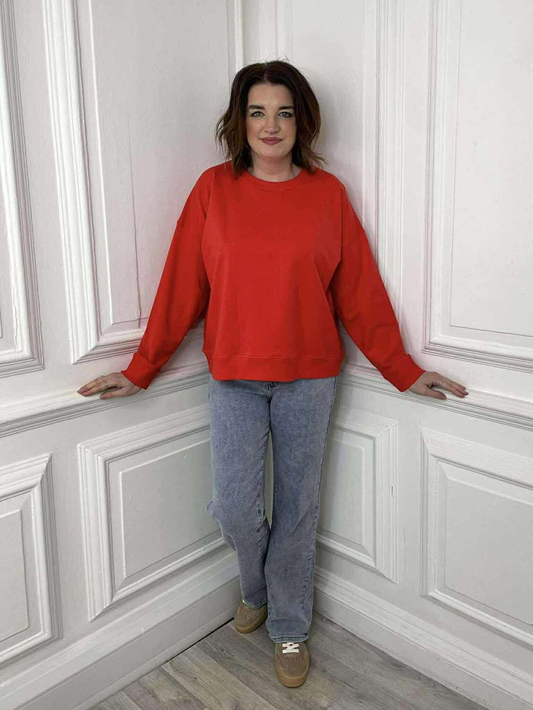 Crewneck Sweatshirt - Red