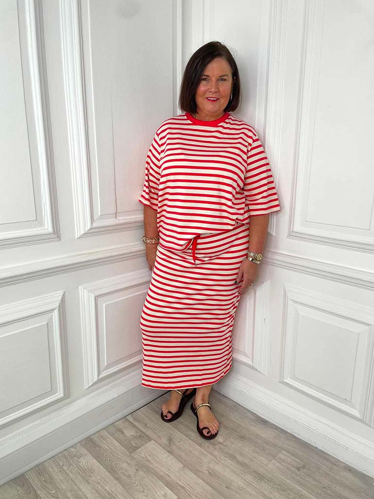 Soya Concept Stripe Skirt - Bitters