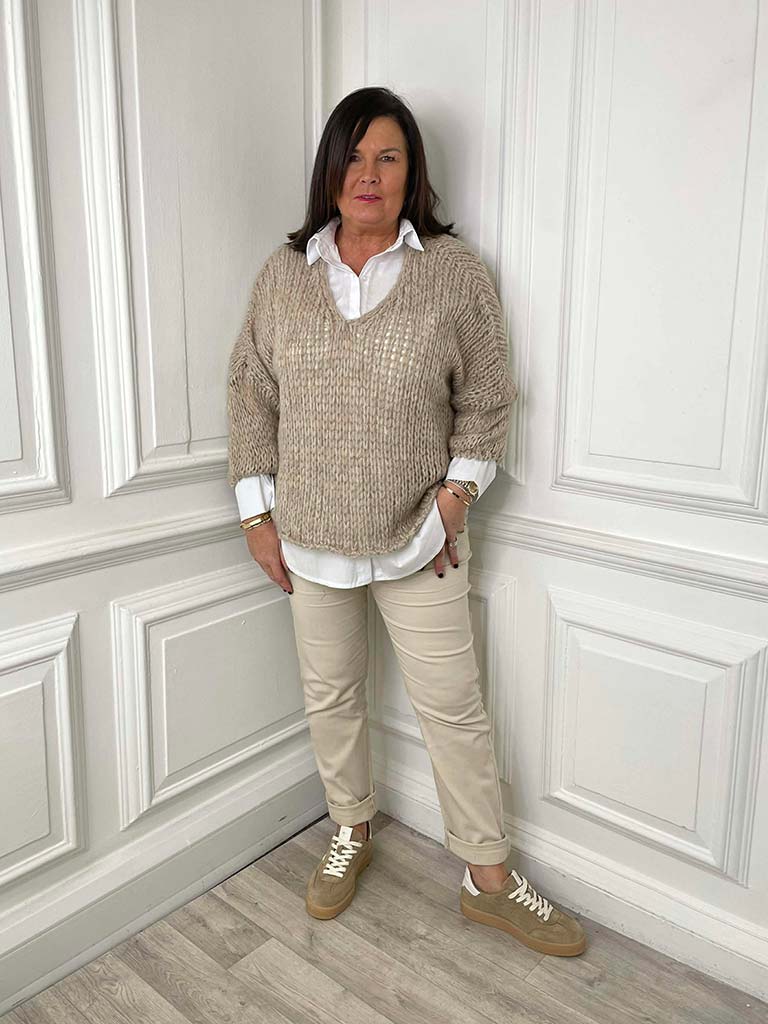 G-Smack Straight Leg Jeans - Stone