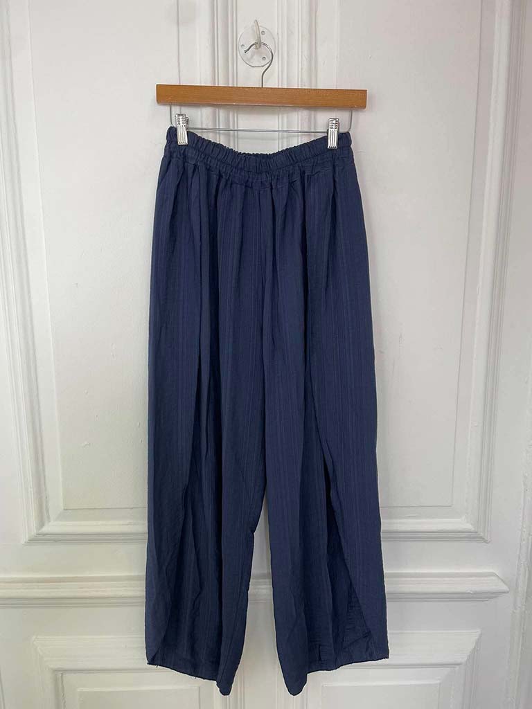 Wrap Trouser Co-ord - Navy