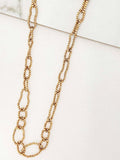 Envy Bubble Chain Link Necklace - Gold