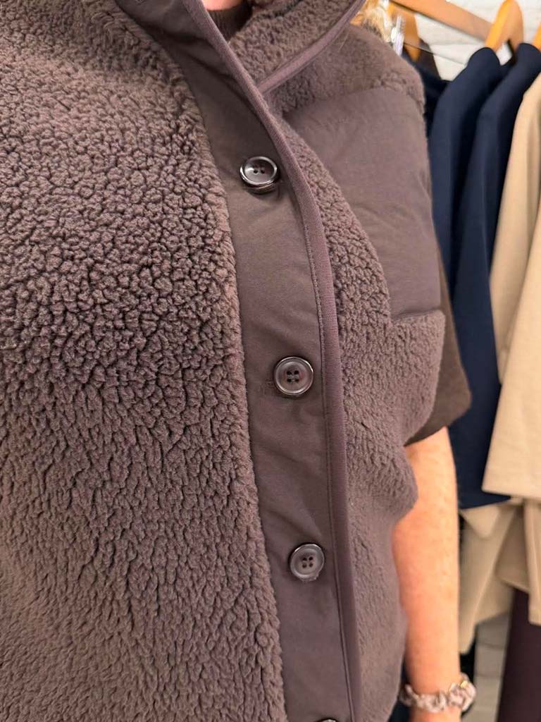 Soya Concept Onyx Gilet - Choco