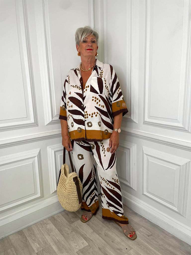 Serengeti Shirt & Palazzo Co-ord