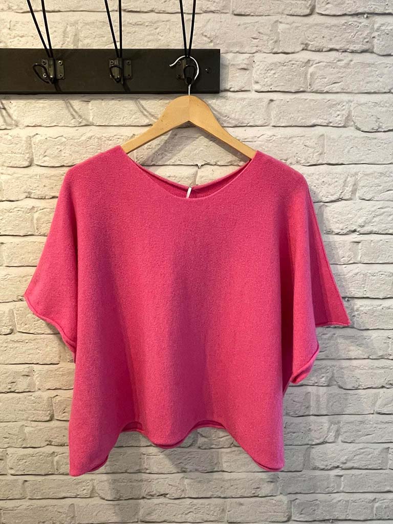 Boxy Knit - Candy Pink