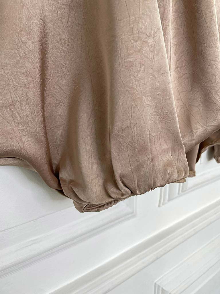 Luxe Silk Feel Bomber - Mink