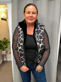 Malissa J Reversible Gilet - Giraffe