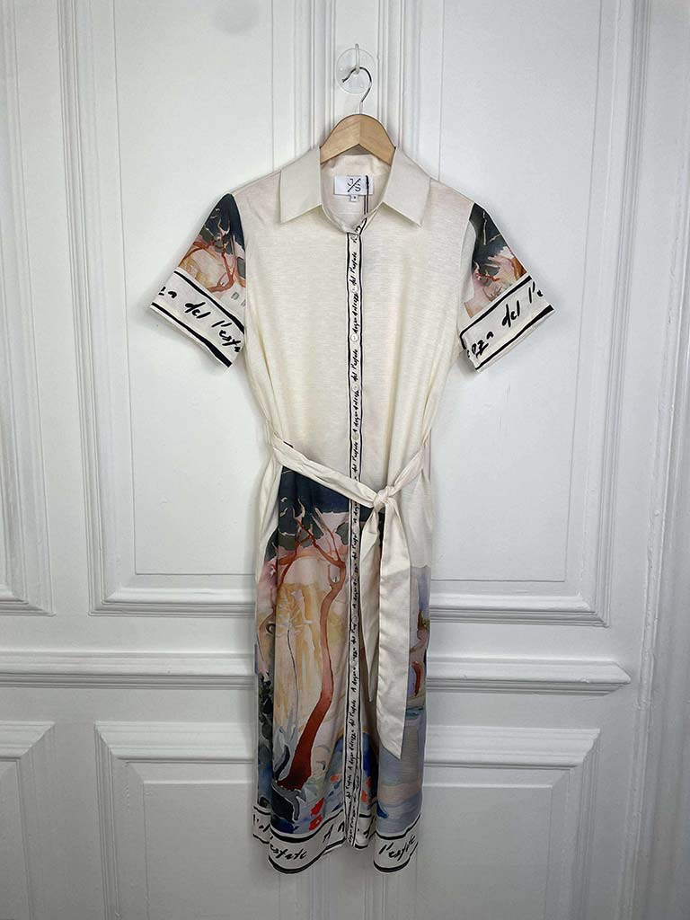 Positano Shirt Dress - Ivory