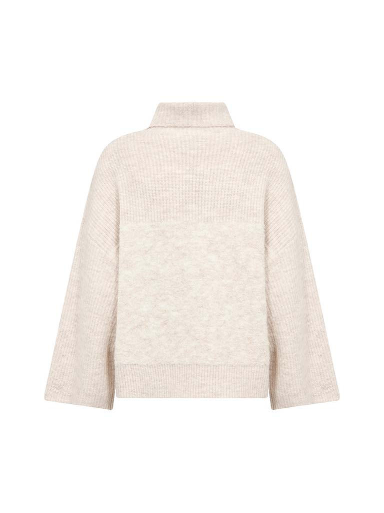 Soya Concept Venche Polo Knit - Ecru