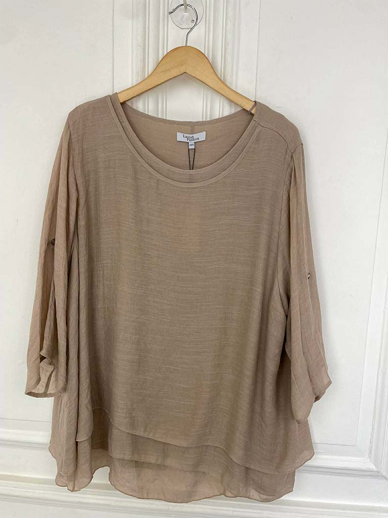 Leggara Double Layer Top - Mocha